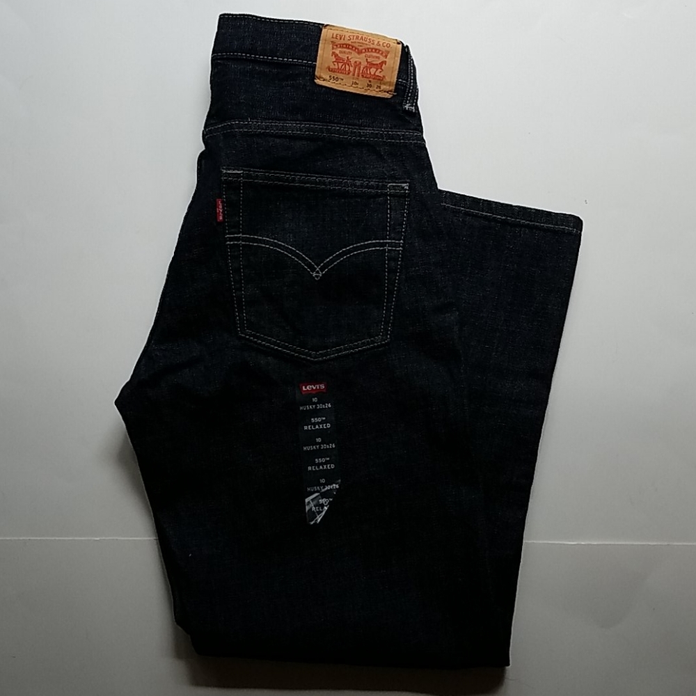 10H Levi 550 Jean's Youth 30 x 26 NWT Blue